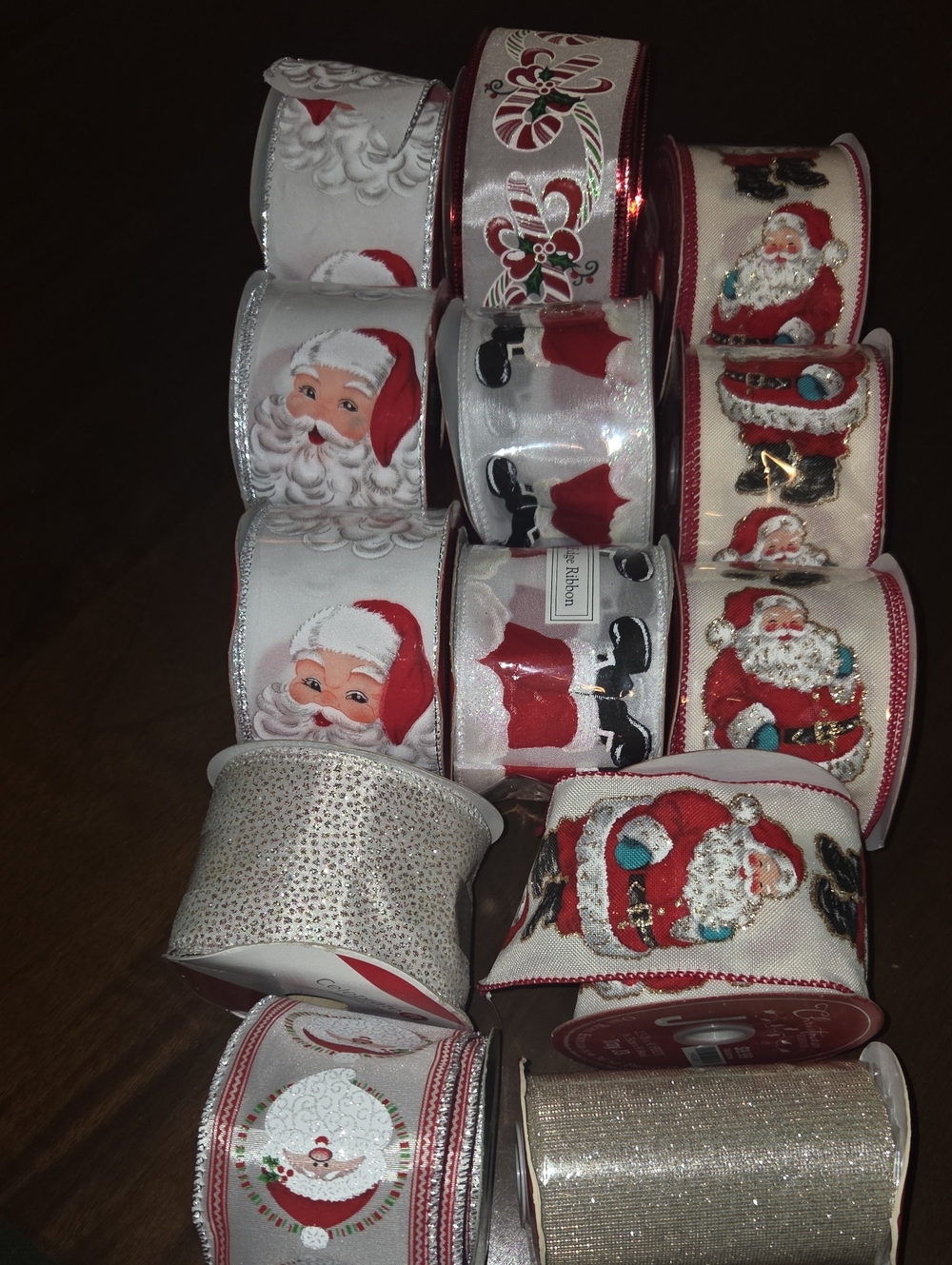 Holiday Ribbon Bundle - Red, White, Green